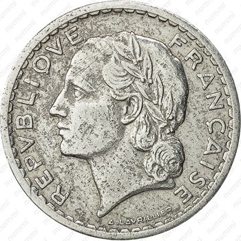 5 франков 1947 - Аверс