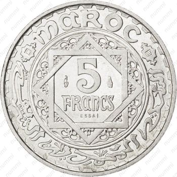 5 франков 1951 - Реверс
