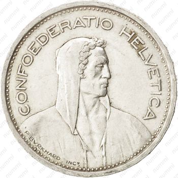 5 франков 1954 - Аверс