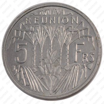 5 франков 1955 - Реверс