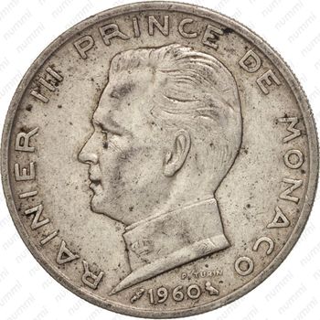 5 франков 1960 - Аверс