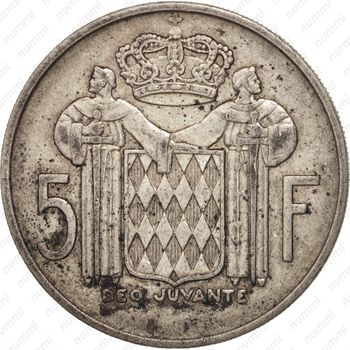 5 франков 1960 - Реверс