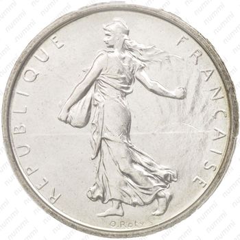 5 франков 1961 - Аверс