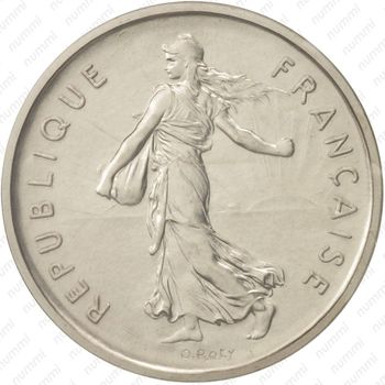 5 франков 1970 - Аверс