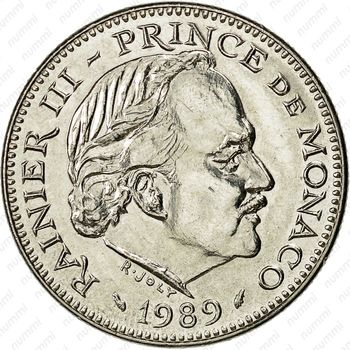 5 франков 1989 - Аверс