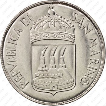 100 лир 1973 - Аверс