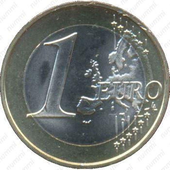 1 евро 2008, J - Реверс