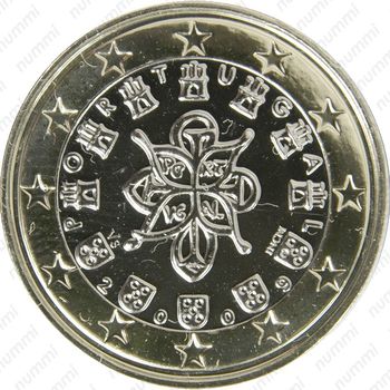 1 евро 2009, регулярный чекан Португалии - Аверс