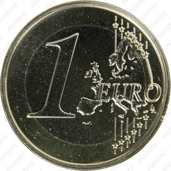 1 евро 2009, регулярный чекан Португалии - Реверс