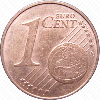 1 евро цент 2005, D - Реверс