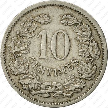 10 сантимов 1901 - Реверс