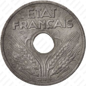 10 сантимов 1941, ÉTAT FRANÇAIS - Аверс