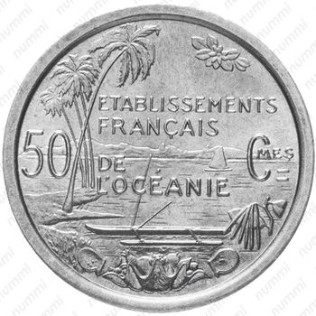 50 сантимов 1949, Французская Океания - Реверс