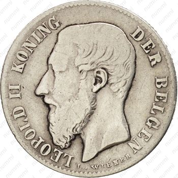 50 сантимов 1886, BELGEN - Аверс