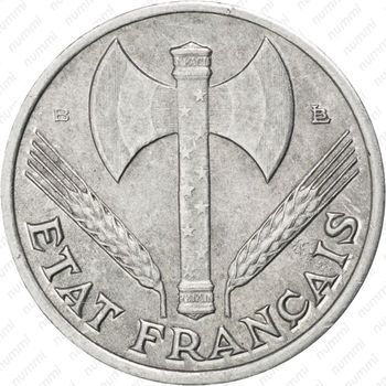 50 сантимов 1943, без знака монетного двора - Аверс