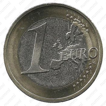 1 евро 2016 - Реверс