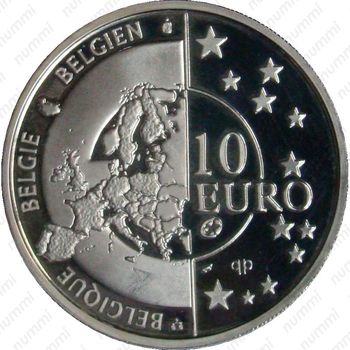 10 евро 2005, 60 лет мира - Аверс