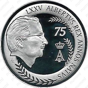 10 евро 2009, Альберт II - Аверс