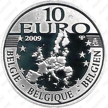 10 евро 2009, Альберт II - Реверс