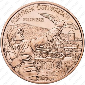 10 евро 2012, Каринтия (медь) - Аверс