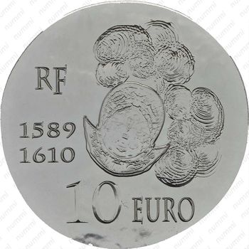 10 евро 2013, Генрих IV - Аверс