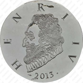 10 евро 2013, Генрих IV - Реверс