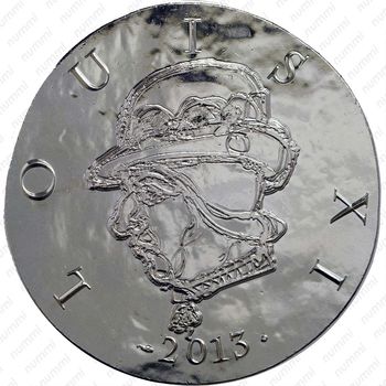 10 евро 2013, Людовик XI - Реверс