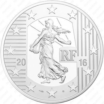 10 евро 2016, тестон (серебро, тестон Франциска I) (серебро, тестон Франциска I) - Аверс