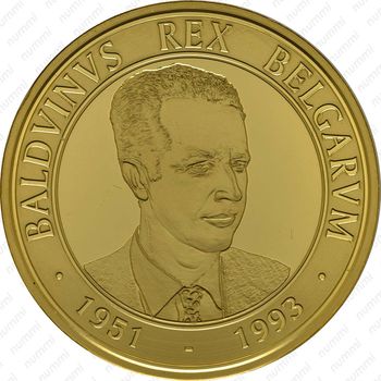 100 евро 2013, Бодуэн - Аверс
