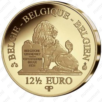 12,5 евро 2009, Леопольд III - Реверс