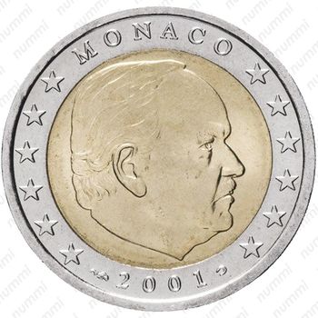 2 евро 2001 - Аверс