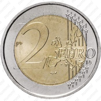 2 евро 2001 - Реверс
