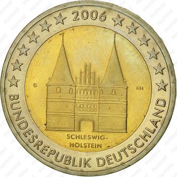 2 евро 2006, Шлезвиг-Гольштейн - Аверс