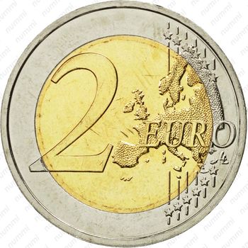 2 евро 2007, Римский договор, - Реверс