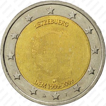 2 евро 2009, 10 лет союзу, - Аверс