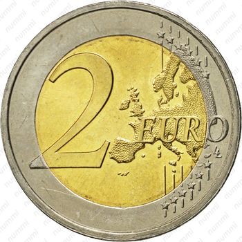 2 евро 2009, 10 лет союзу, - Реверс