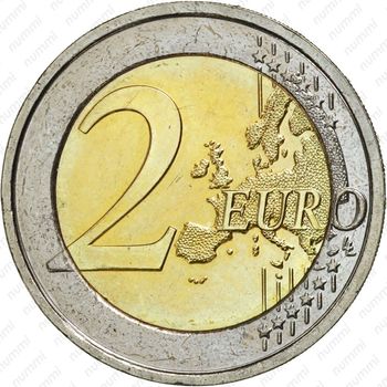 2 евро 2010, председательство Бельгии - Реверс