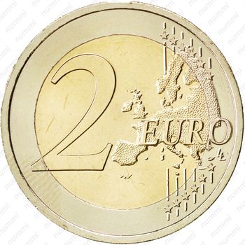 2 евро 2012, 10 лет евро, (Австрия) - Реверс