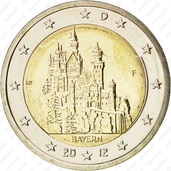 2 евро 2012, Бавария - Аверс