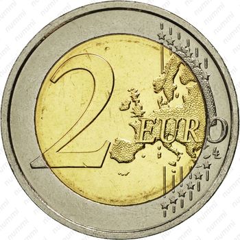 2 евро 2015, 30 лет флагу, (Ирландия) - Реверс