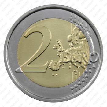 2 евро 2015, регулярный чекан Ватикана (Франциск) - Реверс