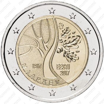 2 евро 2017 - Аверс