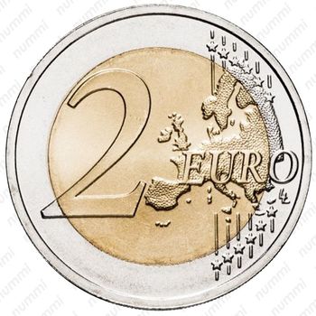 2 евро 2018, независимость Прибалтики - Реверс