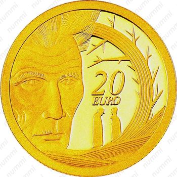 20 евро 2006, Беккет - Реверс