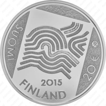 20 евро 2015, Галлен-Каллела - Аверс
