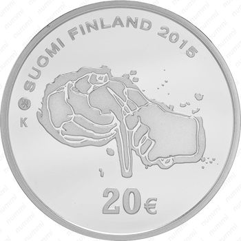 20 евро 2015, Вирккала - Аверс