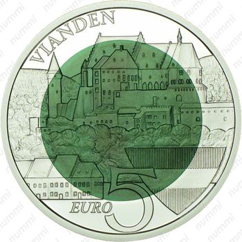 5 евро 2009, Вианден - Реверс