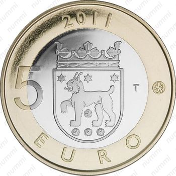 5 евро 2011, Хяме - Реверс