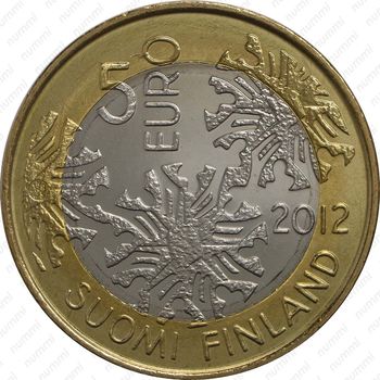 5 евро 2012, зима - Аверс