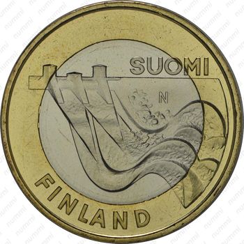 5 евро 2013, Карелия - Аверс